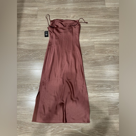 NWT Express Satin Midi Dress - Picture 8 of 10